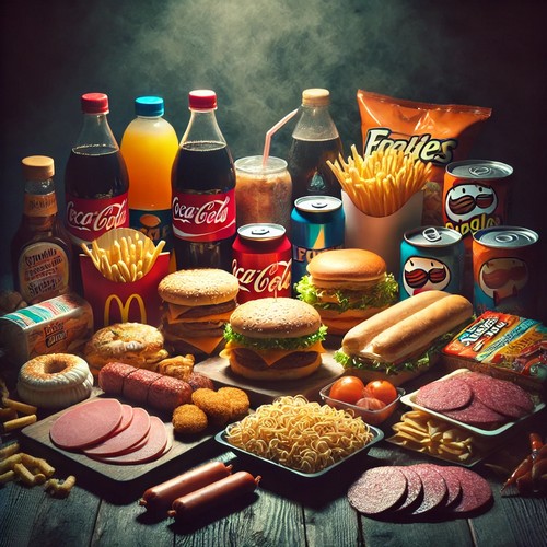 ultrabewerkt voedsel