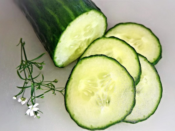 Gesneden komkommer – erectiebevorderende groente